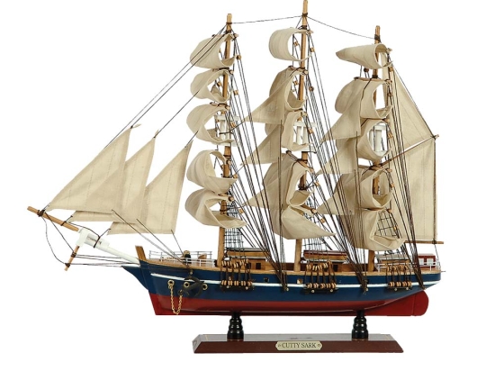 Cutty Sark καραβάκι διακοσμητικό ιστιοφόρο 70x13x60 εκ