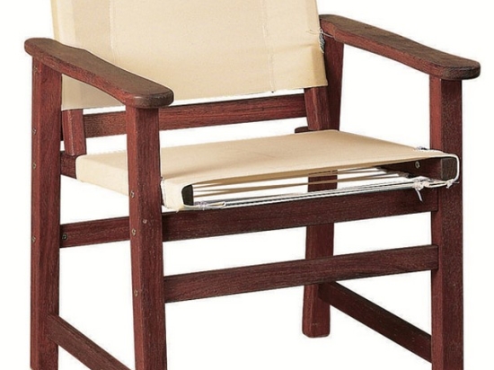 Kwilla ξύλινη πολυθρόνα χαμηλής πλάτης 63x60x83 εκ