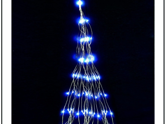 500 Led λαμπάκια αδιάβροχα σε σχήμα χταπόδι με καλώδιο χαλκού και λευκό ψυχρό φως 2.5μ