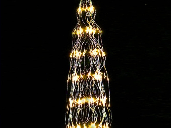 200 Led λαμπάκια αδιάβροχα σε σχήμα χταπόδι με καλώδιο χαλκού και λευκό θερμό φως 2μ