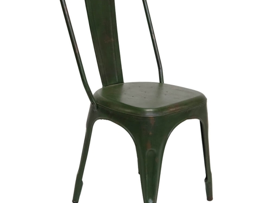 Lining μεταλλική καρέκλα σε πράσινο χρώμα 50x41x95 εκ