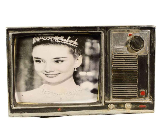 Vintage κουμπαράς τηλεόραση Audrey Hepburn 18x8x11 εκ