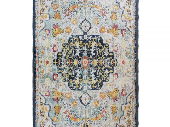 Χαλί Blue Fresco βαμβακερό 150x210 εκ