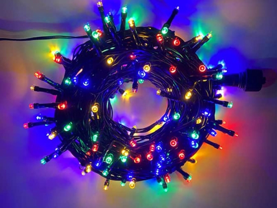 200 Led λαμπάκια IP44 με 8 προγράμματα πράσινο επεκτεινόμενο καλώδιο και πολύχρωμο φως 10μ