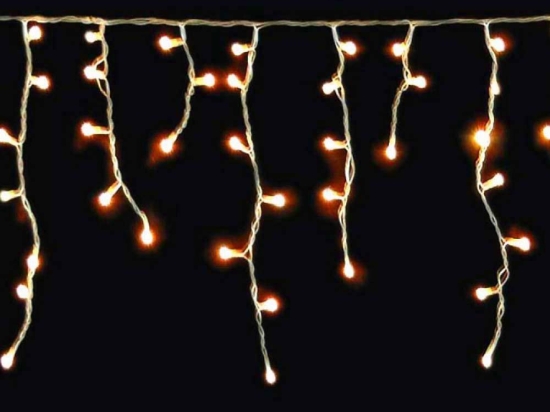 140 λαμπάκια flashing led ασύμμετρη κουρτίνα IP44 με επεκτεινόμενο διάφανο καλώδιο και extra θερμό φως 3x0.7μ