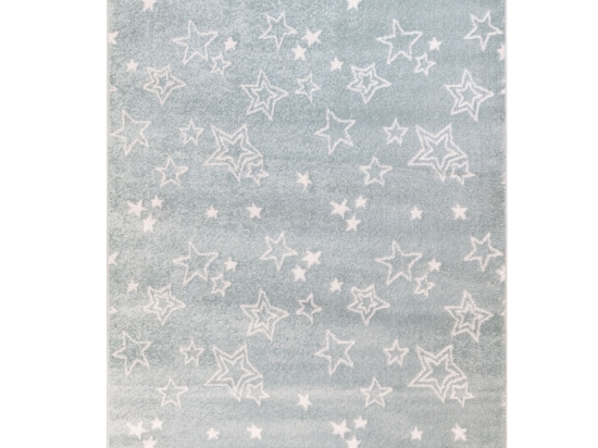Χαλί παιδικό Tiny Stars στο χρώμα της μέντας 133x190 εκ