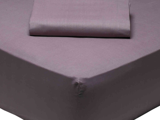 Σεντόνι 1010 Με Λάστιχο Best Colors Purple Das Home Υπέρδιπλo 170x200cm Με Λάστιχο 100% Βαμβάκι