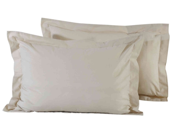 Μαξιλαροθήκες Σετ 2τμχ 1002 Best Colors Beige Das Home 50Χ70 100% Βαμβάκι