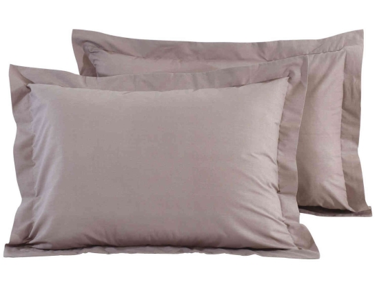 Μαξιλαροθήκες Σετ 2τμχ 1003 Best Colors Wenge Das Home 50Χ70 100% Βαμβάκι