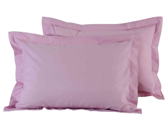 Μαξιλαροθήκες Σετ 2τμχ 1012 Best Colors Pink Das Home 50Χ70 100% Βαμβάκι