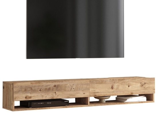 Έπιπλο τηλεόρασης επιτοίχιο Roscoe pakoworld sonoma 180x31.6x29.6εκ