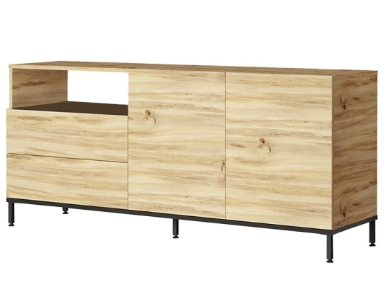 Μπουφές Evaluate pakoworld sonoma-wenge 170x46.5x75.5εκ