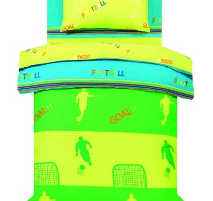 Makis Tselios Home Goal Σετ Σεντόνια Μονά με Λάστιχο 105x200+20cm