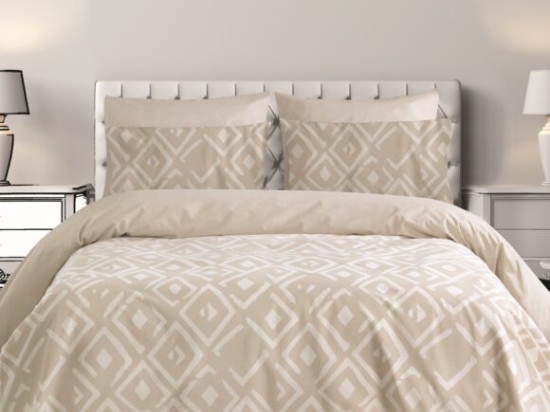 Makis Tselios Home Σετ Σεντόνια Μονά με Λάστιχο 105×200+30 Romvos Beige