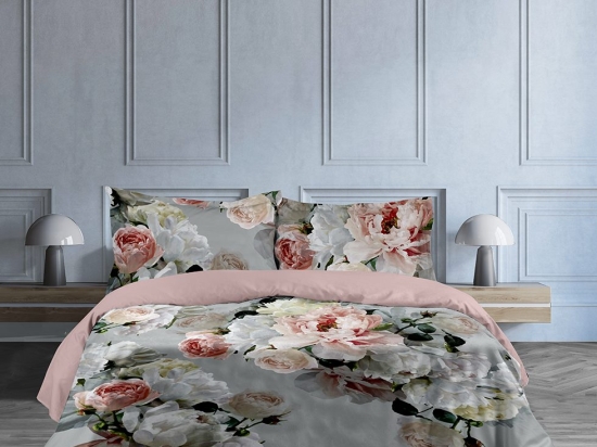 Makis Tselios Home Σετ Παπλωματοθήκη King Size 240×250cm Peonia