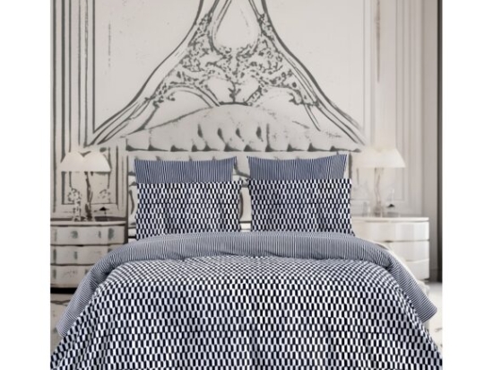 Makis Tselios Home Σετ Πάπλωμα Υπέρδιπλο 220×240cm Check