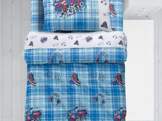 Makis Tselios Home Σετ Πάπλωμα Μονό 160Χ240 Skate