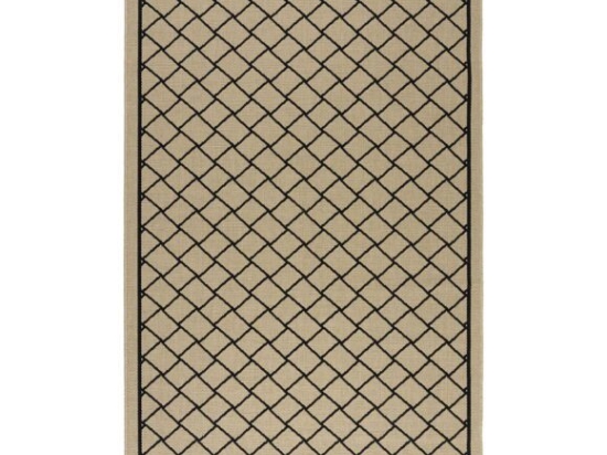 Beauty Home Χαλί ψάθα με κρόσια Sol Art 9756 Μπεζ 160x230