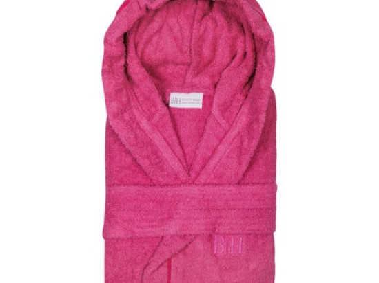 Μπουρνούζι με κουκούλα Art 3278  Φουξ XL-XXL  Beauty Home