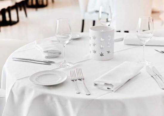 Beauty Home Τραπεζομάντηλο επαγγελματικό Compact Art Ε8007 150x230 Λευκό
