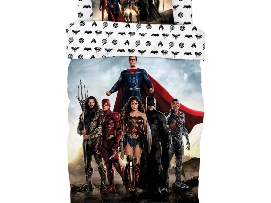 Beauty Home Σετ σεντόνια μονά Art 6186 Justice League 165x250 Εμπριμέ