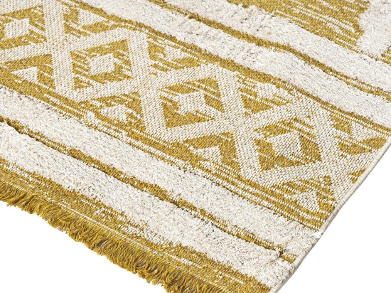 Πατάκι βαμβακερό Morocotton 9236 75x150 Κίτρινο       Beauty Home