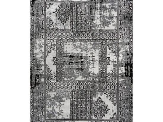 Σετ Κρεβ/ρας 3τμχ Prestige Art 9322 Grey Black - Γκρι Μαύρο   Beauty Home