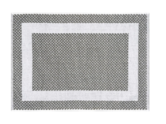 Ταπέτο μπάνιου Eos νηματοβαφή 50x75 Γκρι   Beauty Home