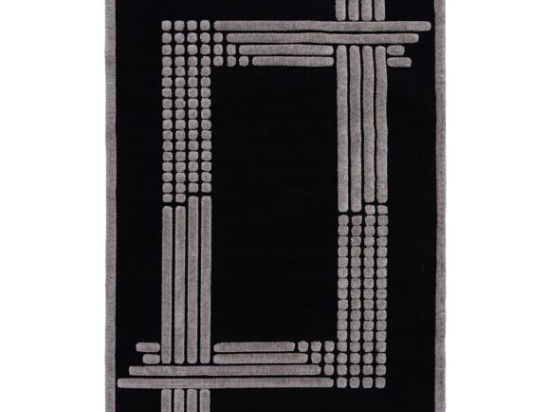 Πατάκι Noir Art 9437 67x200 Black Μαύρο   Beauty Home