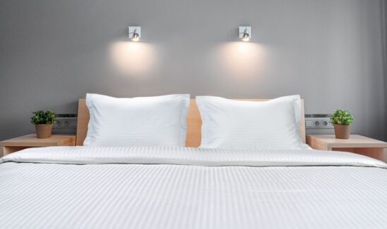 Beauty Home Παπλωματοθήκη μονή ξενοδοχείου Silky Percal Pennie Art Ε1025 250TC Satin Stripe 100% Cotton Λευκό 170x250+30