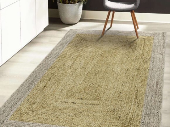 Πατάκι Jute Art 9131 65x150 Μπεζ,Κίτρινο   Beauty Home