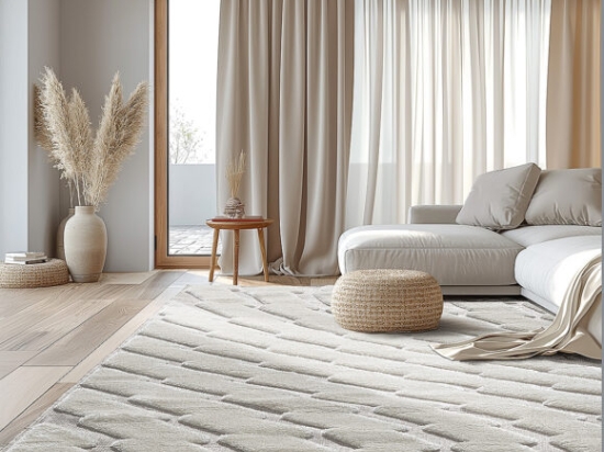 Χαλί Cozy Art 9634 133x190 Εκρού       Beauty Home