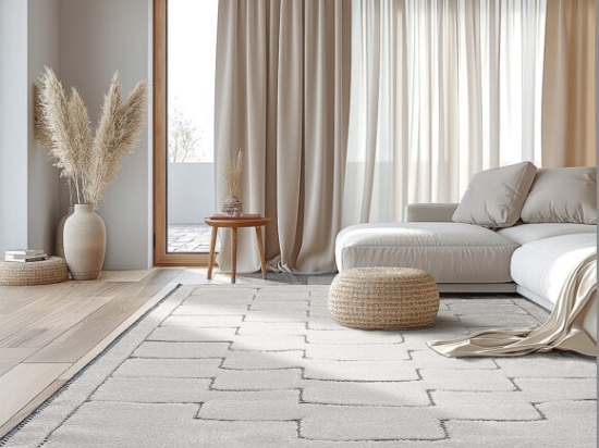 Beauty Home Χαλί Cozy Art 9636 160x230 Εκρού