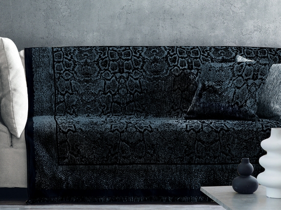 Makis Tselios Home Τριθέσιο Ριχτάρι Cobra 180x300cm 2 Grey