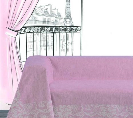 Makis Tselios Home Τετραθέσιο Ριχτάρι 180x350cm Amazon2 D. Pink