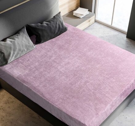 Σεντόνι Flannel GELID PINK flannel-ημίδιπλο-με-λάστιχο-120-x-200-30-εκ