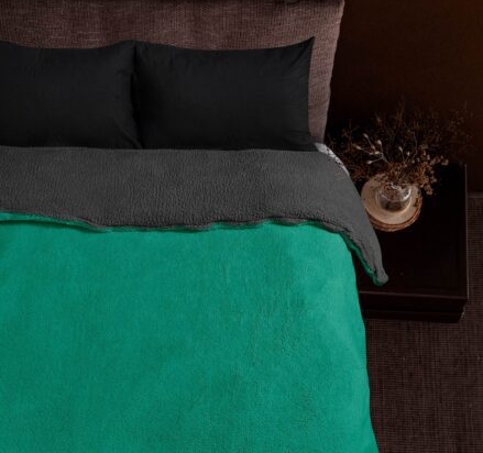 Κουβέρτα SPOSH GREEN ANTHRACITE κουβέρτα-king-240-x-260-εκ