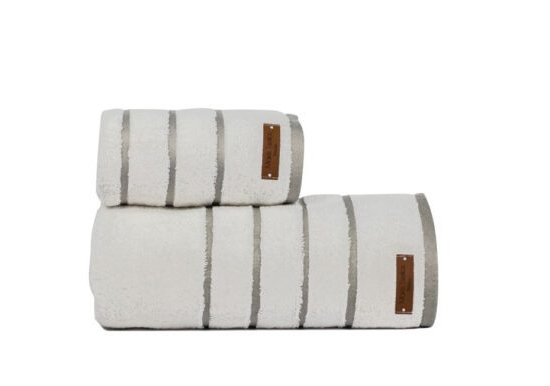 Makis Tselios Home Πετσέτα Σώματος Prive 90×150εκ. White Βάρους 600gr/m²