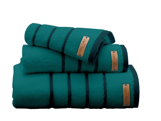 Makis Tselios Home Πετσέτα Σώματος Prive 90×150εκ. Petrol Βάρους 600gr/m²