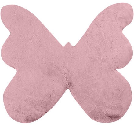Παιδικό Χαλί FUZZY PINK BUTTERFLY 120-x-120-εκ