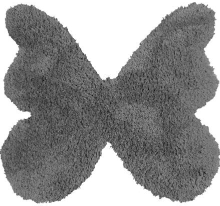 Παιδικό Χαλί DARK GREY SHADE BUTTERFLY 160-x-160-εκ
