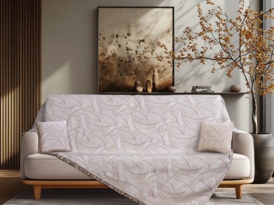 Beauty Home Ριχτάρι Τριθέσιο Art 8700 180x290 Άμμου