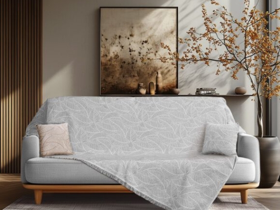 Beauty Home Ριχτάρι Τετραθέσιο Art 8703 180x330 Γκρι