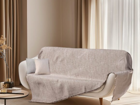 Beauty Home Ριχτάρι Τετραθέσιο Art 8706 180x330 Μπεζ