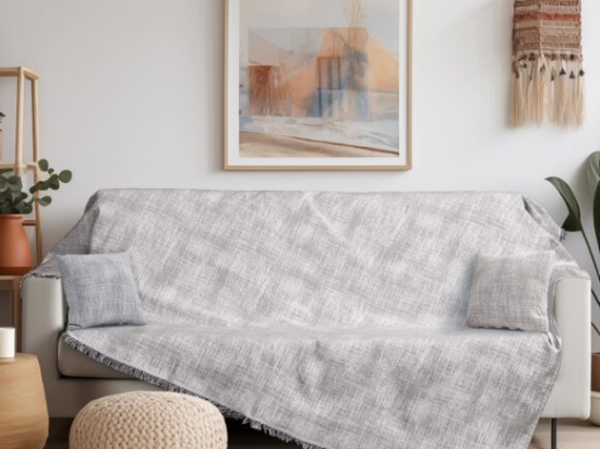 Beauty Home Ριχτάρι Τριθέσιο Art 8708 180x290 Άμμου