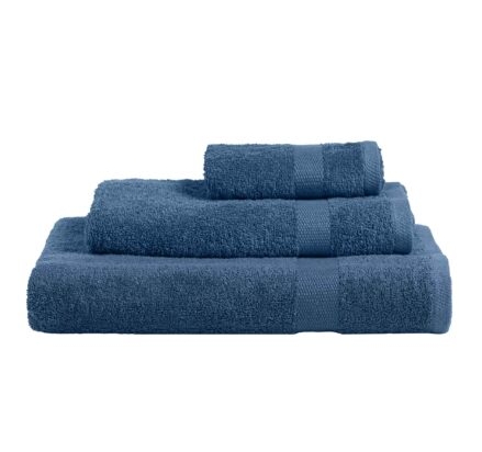 Πετσέτα FROVA DENIM BLUE σετ-πετσέτες-3-τεμαχίων-30-x-50-50-x-90-80-x-150-εκ