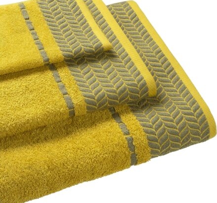 Πετσέτα FROND YELLOW πετσέτα-προσώπου-50-x-90-εκ