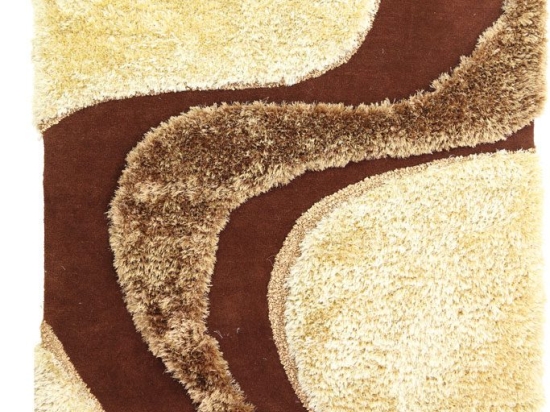 Royal  White Tie Modern Designers Rug 001 Beige 160 x 230