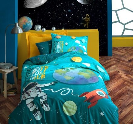 Παιδικό Σετ Παπλωματοθήκη SPACE