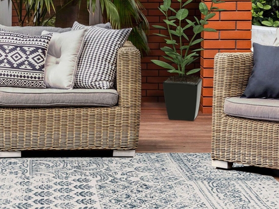 Χαλί Yoga 300 Dark Blue-Ivory Arte Espina 160X230cm